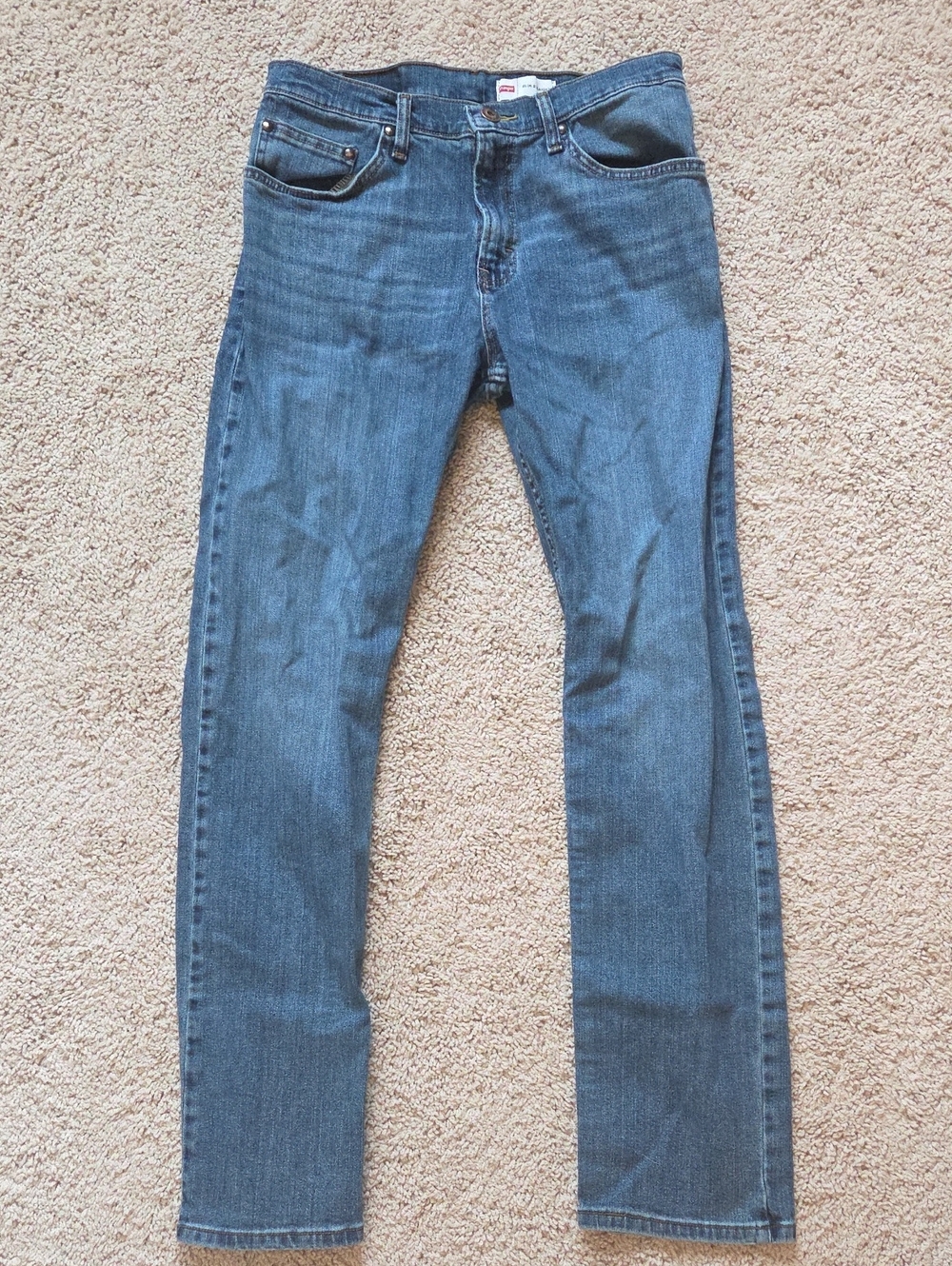 Mens Wrangler Slim Straight Jeans
